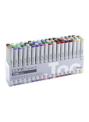 صورة  مجموعة أقلام كوبيك 72 ب متعددة الألوان