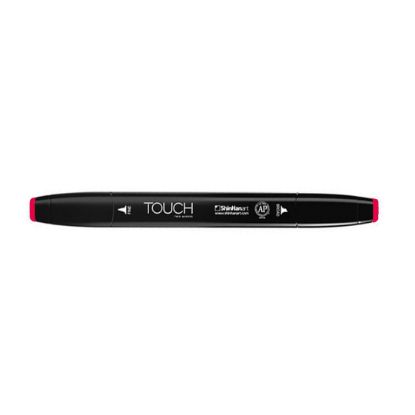 صورة قلم تحديد Touch Twin R10 أحمر غامق
