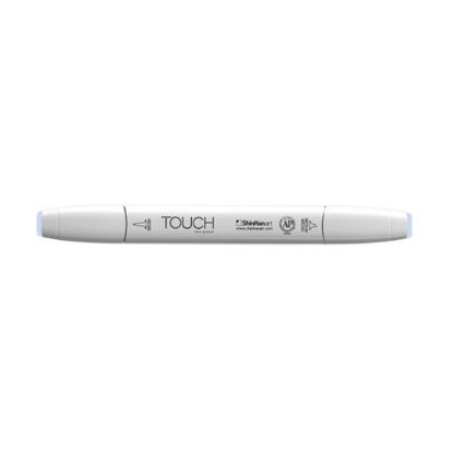 صورة قلم تحديد بفرشاة Touch Twin BG1 أزرق رمادي 