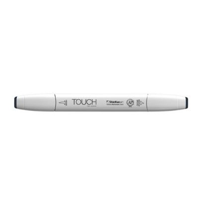 صورة قلم تحديد بفرشاة Touch Twin BG9 أزرق رمادي 
