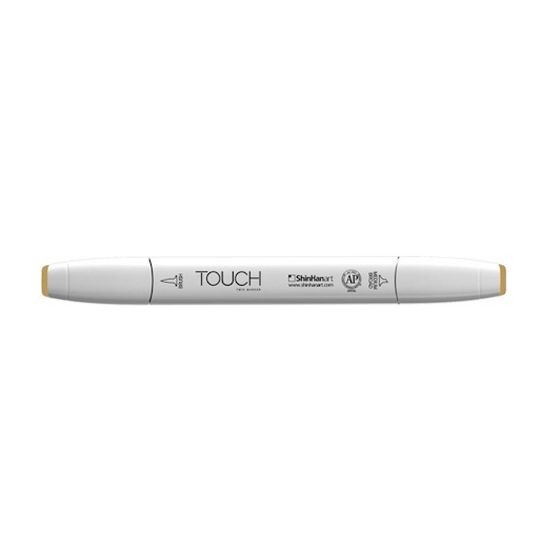 صورة قلم تحديد بفرشاة Touch Twin BR104 Brown Grey
