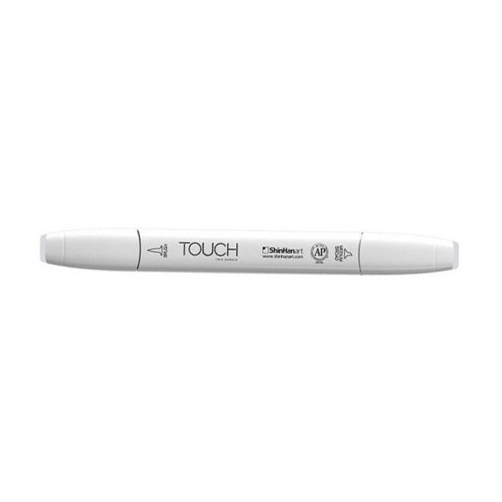 صورة قلم تحديد بفرشاة Touch Twin CG1 Cool Grey
