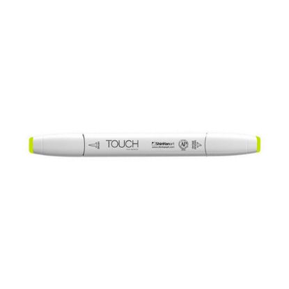 صورة قلم تحديد بفرشاة Touch Twin GY48 Yellow Green