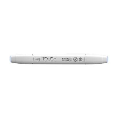 صورة قلم تحديد بفرشاة Touch Twin PB144 Pale Baby Blue