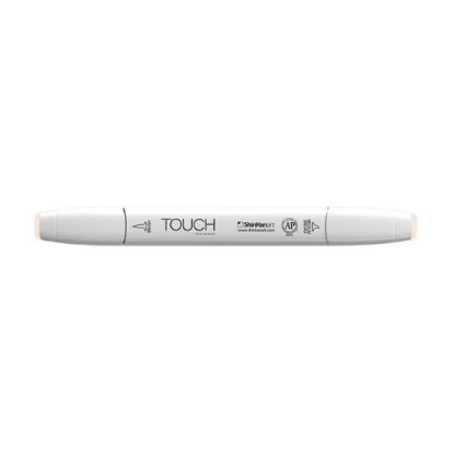 صورة قلم تحديد بفرشاة Touch Twin R131 Skin White