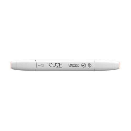 صورة قلم تحديد بفرشاة Touch Twin R135 Pale Cherry Pink
