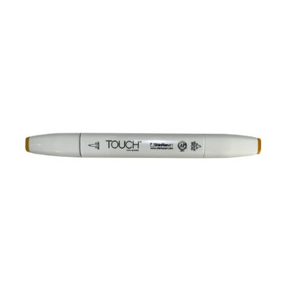 صورة قلم تحديد بفرشاة Touch Twin YR32 أصفر غامق