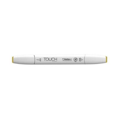 صورة قلم تحديد بفرشاة Touch Twin Y41 زيتي أخضر