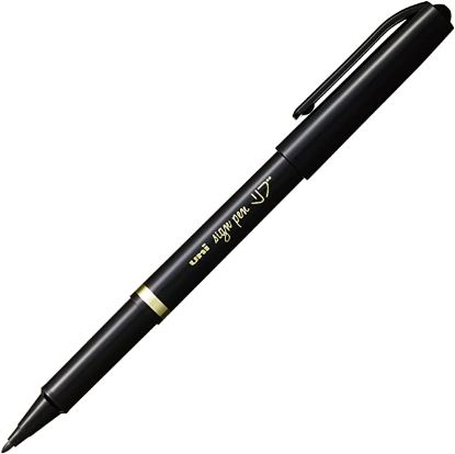 صورة يوني بول قلم توقيع - أسود  0.7 مم 